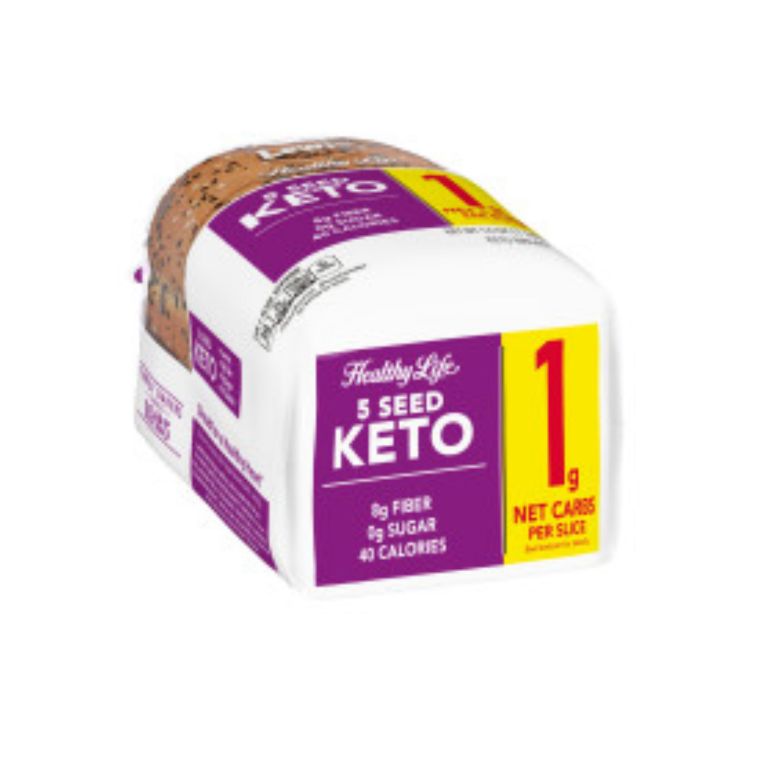 slide 4 of 5, Healthy Life 5 Seed Keto Bread 16 oz, 16 oz