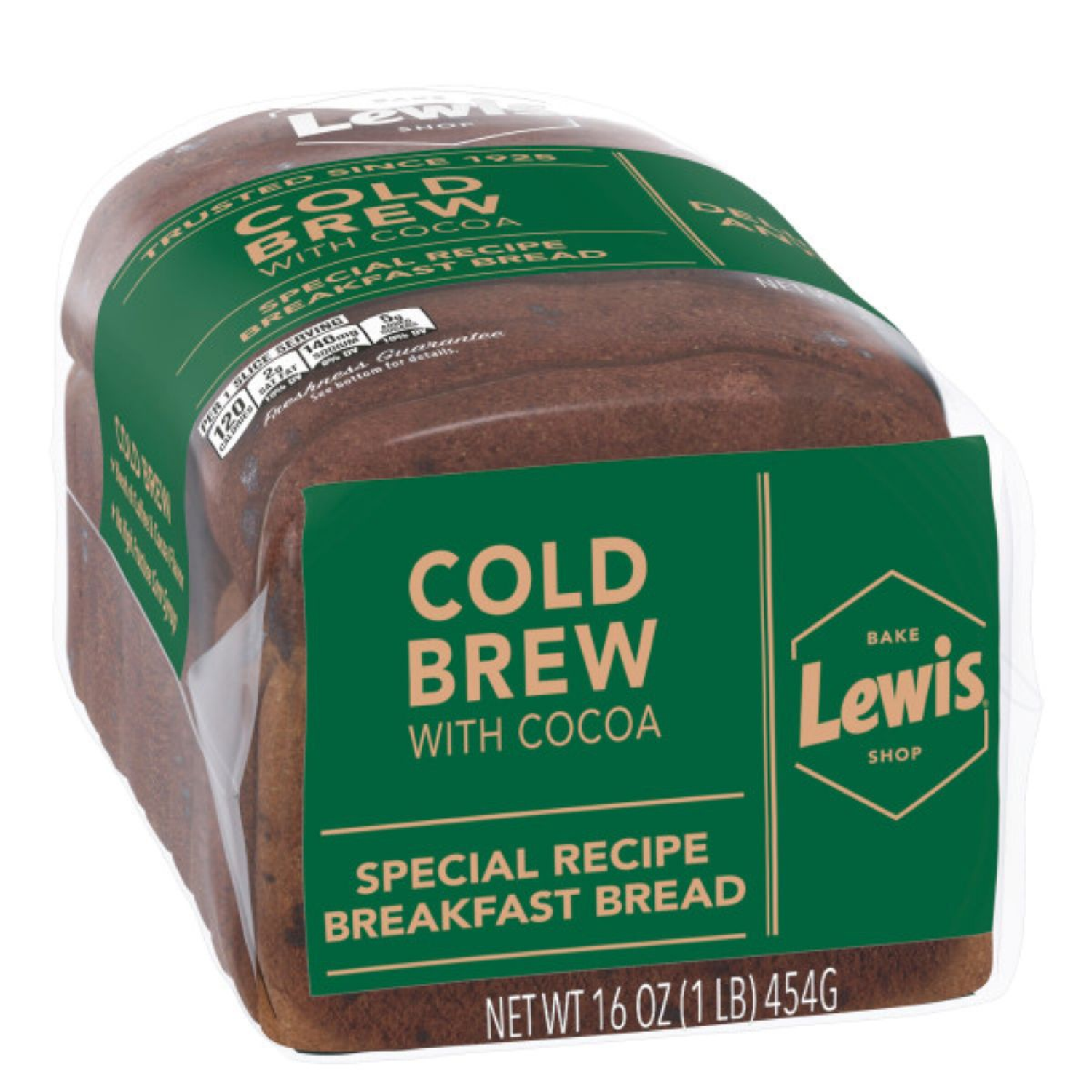 slide 6 of 8, Lewis Bake Shop Cold Brew Coffee Breakfast Bread, 16 Oz, 16 oz