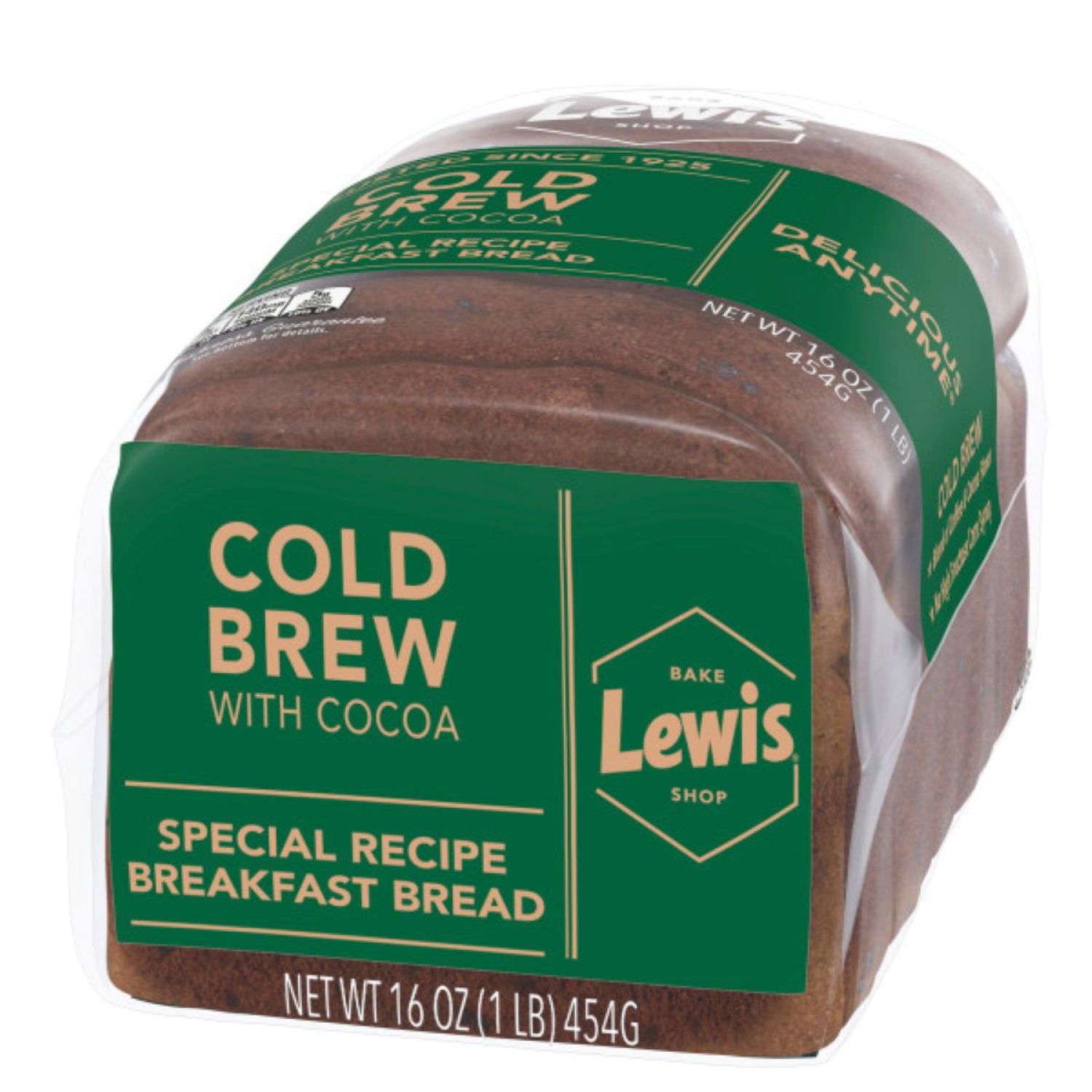 slide 7 of 8, Lewis Bake Shop Cold Brew Coffee Breakfast Bread, 16 Oz, 16 oz
