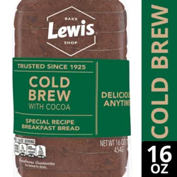 Lewis Bake Shop Cold Brew Coffee Breakfast Bread, 16 Oz