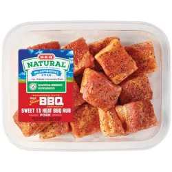 H-E-B Natural Seasoned Pork Belly Chunks - True Texas BBQ Sweet TX Heat