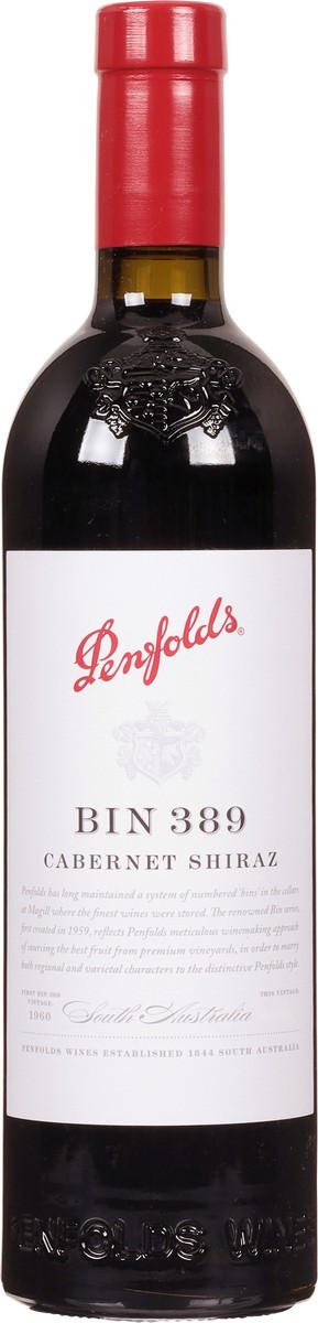 slide 6 of 9, Penfolds Bin 389 South Australia Cabernet Shiraz Red Wine Blend 750ml, 750 ml