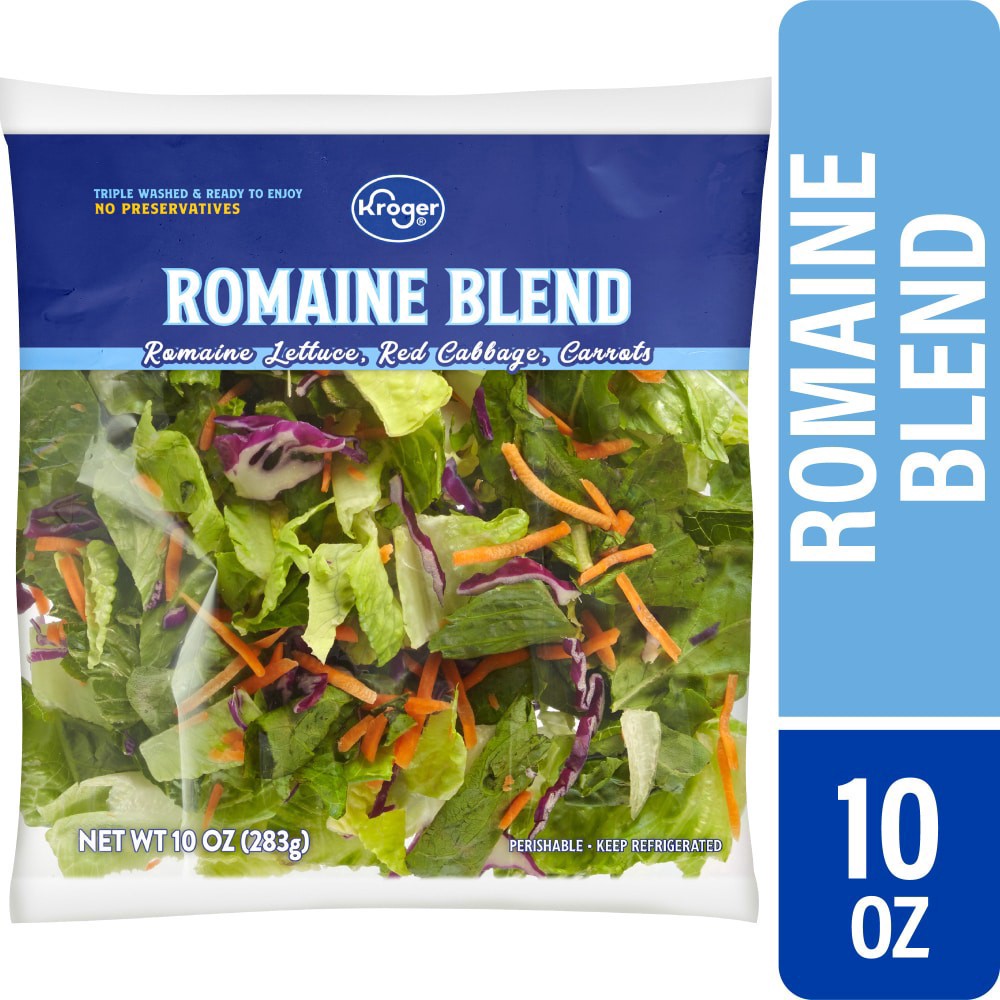 slide 1 of 2, Kroger Romaine Blend, 10 oz