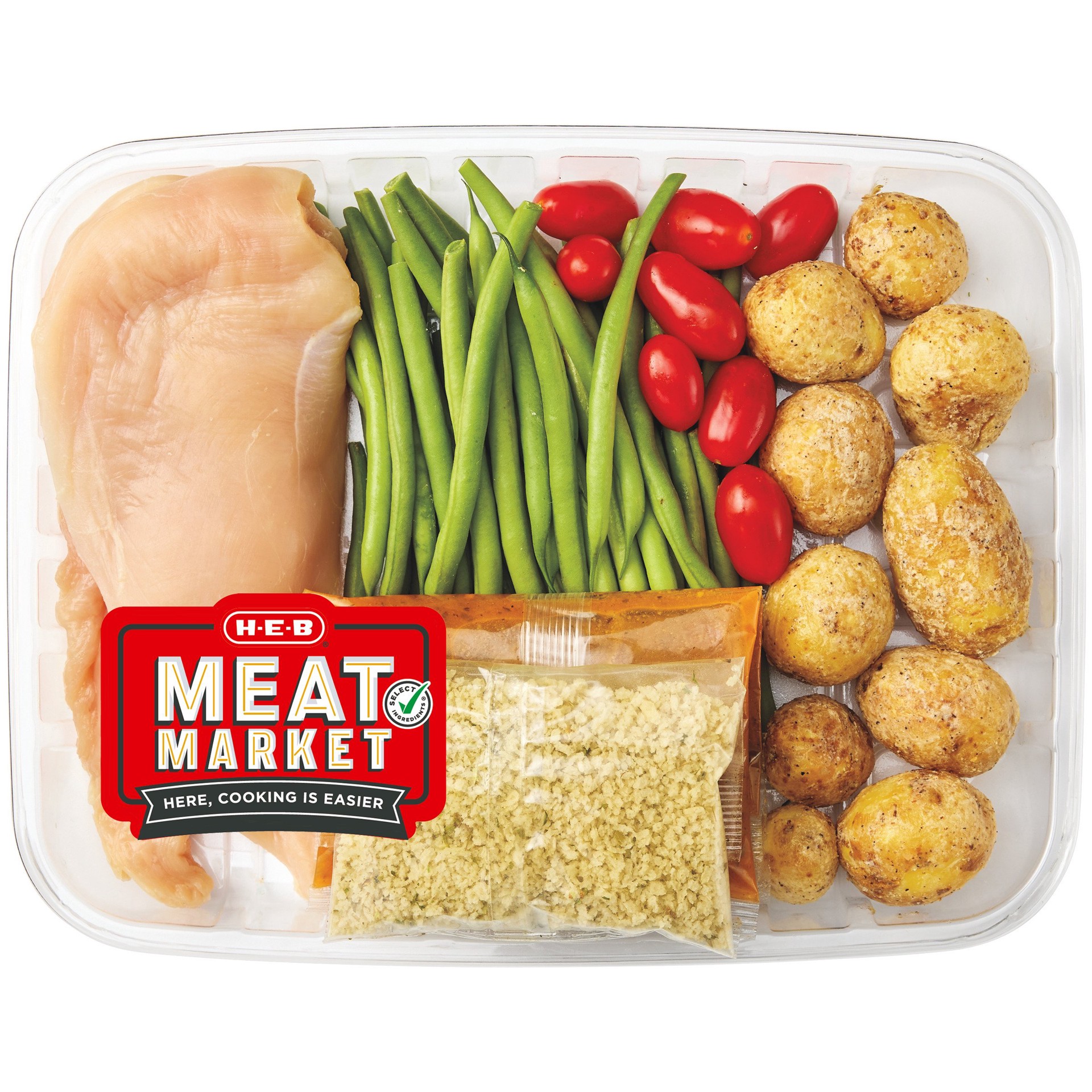 slide 1 of 1, H-E-B Meat Market Sheet Pan Kit - Chicken Parmesan, per lb