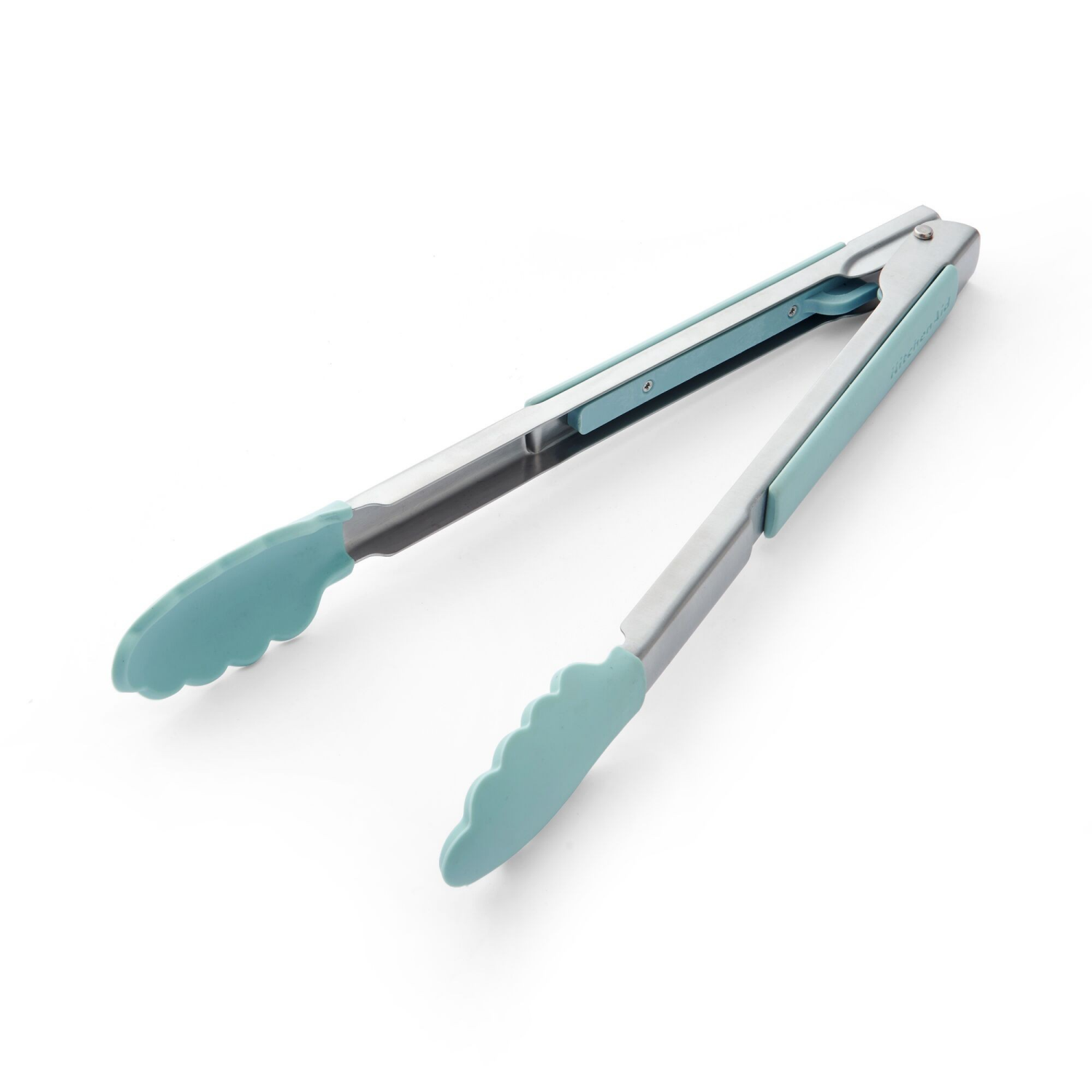 slide 1 of 2, KITCHENAID Kitchen Aid Silicone Slide Lock Tongs 12 Inch Mineral Water, 1 ct