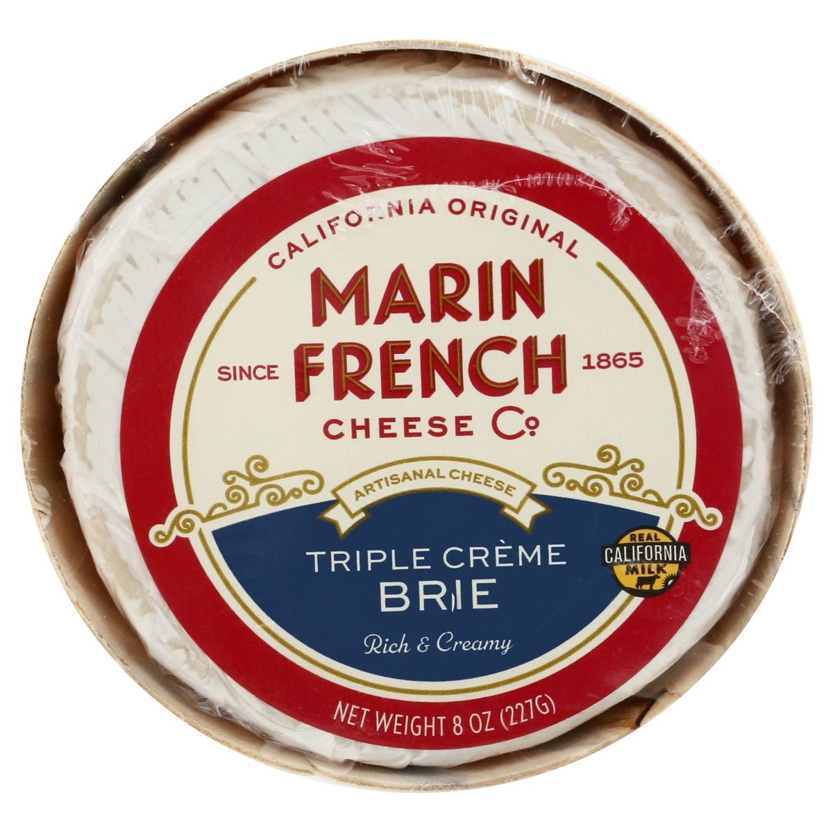 slide 1 of 1, Marin French Triple Creme Brie Cheese 8 oz, 8 oz