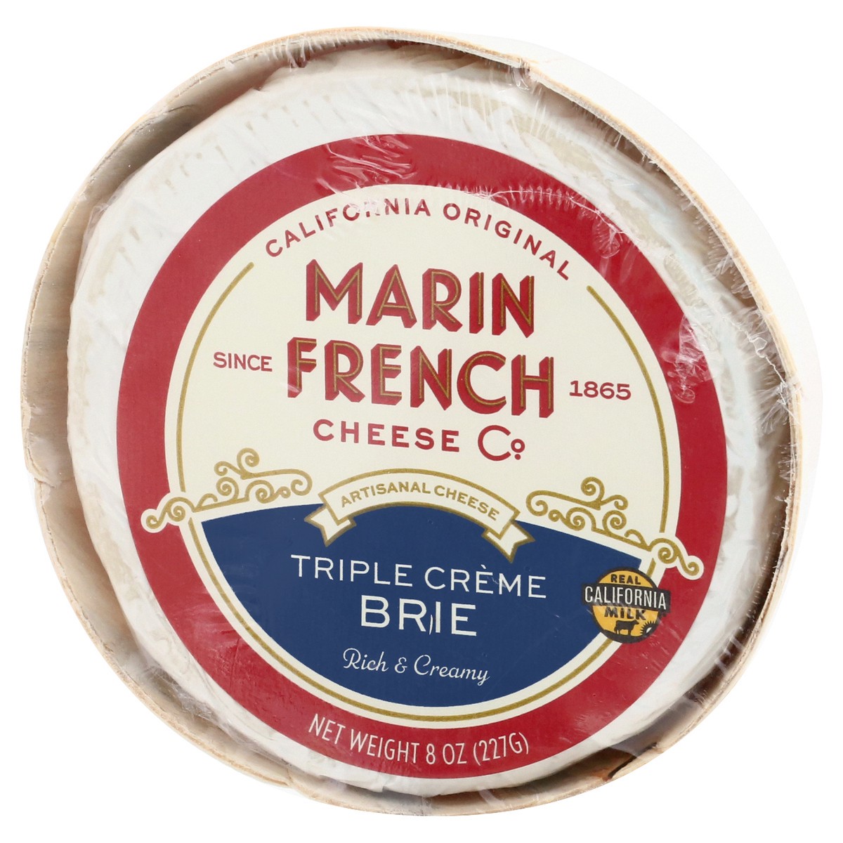slide 5 of 12, Marin French Triple Creme Brie Cheese 8 oz, 8 oz