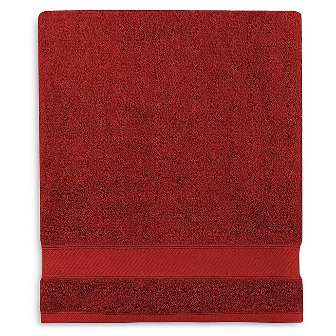 slide 1 of 3, Wamsutta Hygro Duet Bath Sheet - Wine, 1 ct