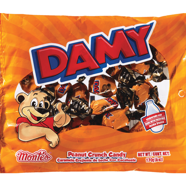 slide 1 of 1, Monte's Damy Peanut Crunch Candy Made With Fresh Milk (Bag), 1 ct