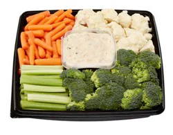 Vegetable Tray With Dip - 52 Oz