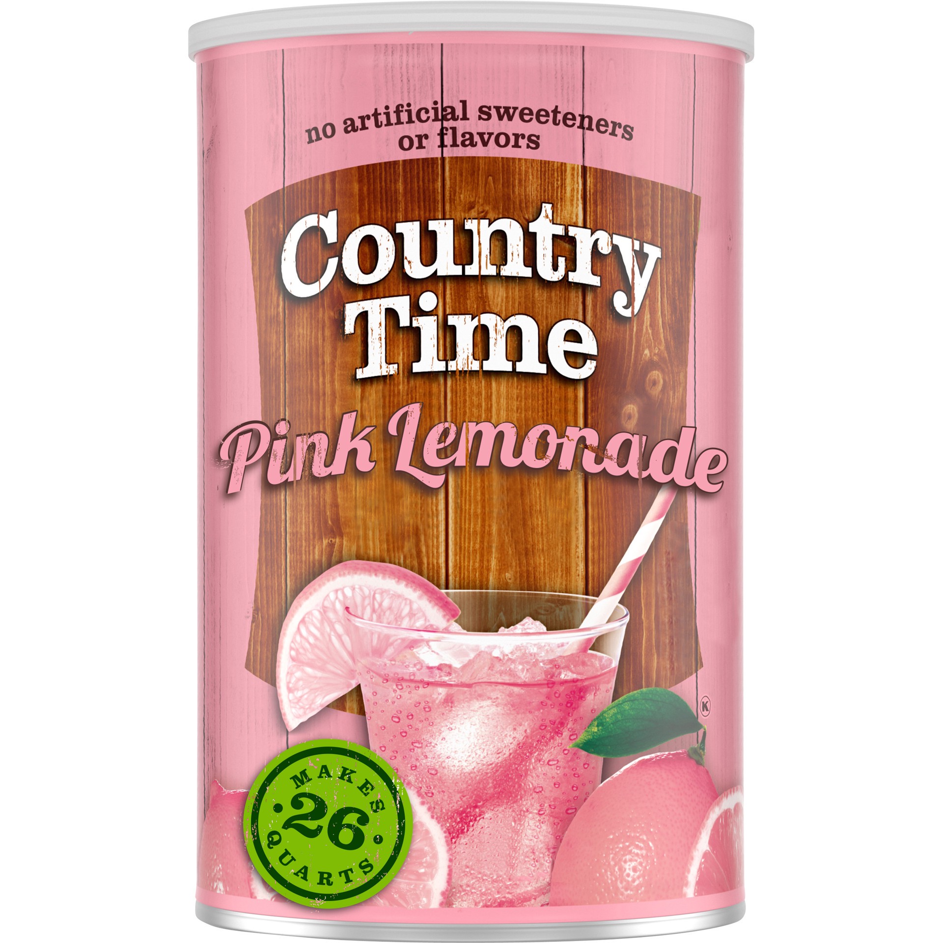 slide 1 of 9, Country Time Pink Lemonade Naturally Flavored Powdered Drink Mix, 63 oz Canister, 63 oz