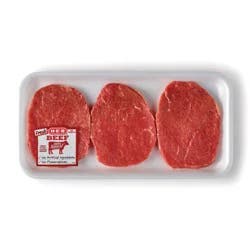 H-E-B Boneless Beef Eye of Round Steaks, Thin Cut - USDA Select