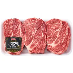 H-E-B American Style Wagyu Beef Chuck Eye Steak - Thick Cut