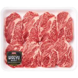 H-E-B American Style Wagyu Beef Chuck Eye Steak - Thick Cut Value Pack