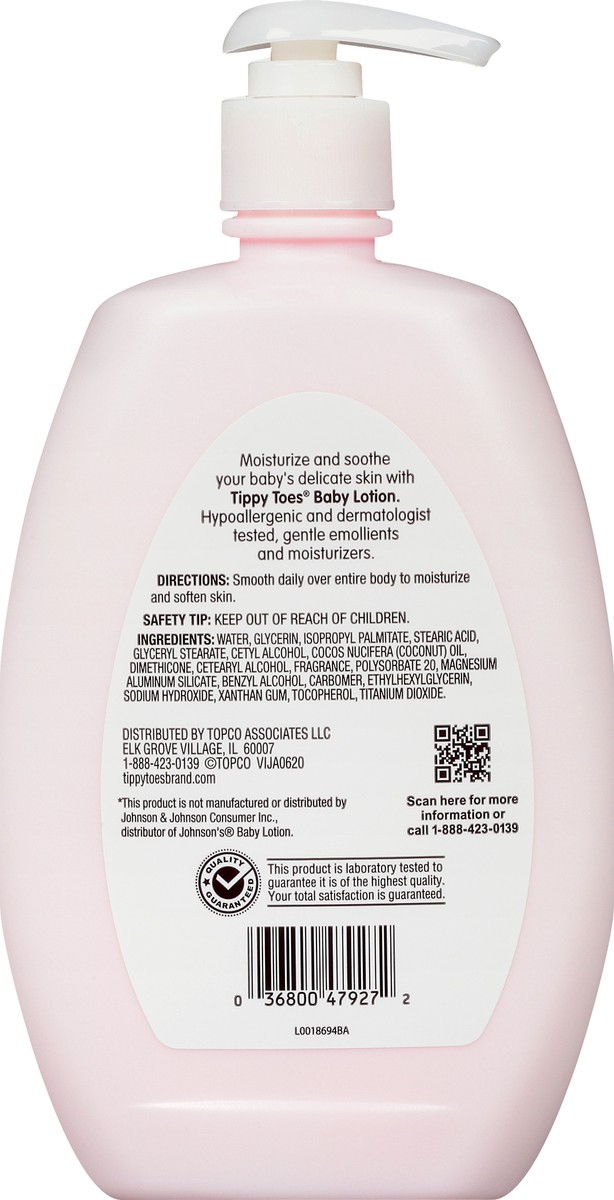 slide 7 of 11, Tippy Toes Top Care Baby Lotion, 16.9 oz