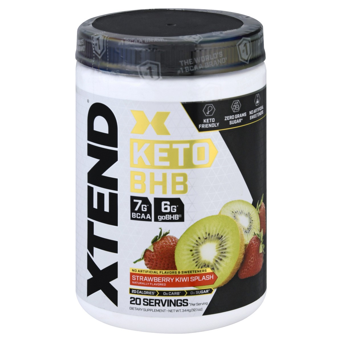 slide 1 of 9, XTEND Keto BHB, Strawberry Kiwi Splash - 344 gram, 344 gram