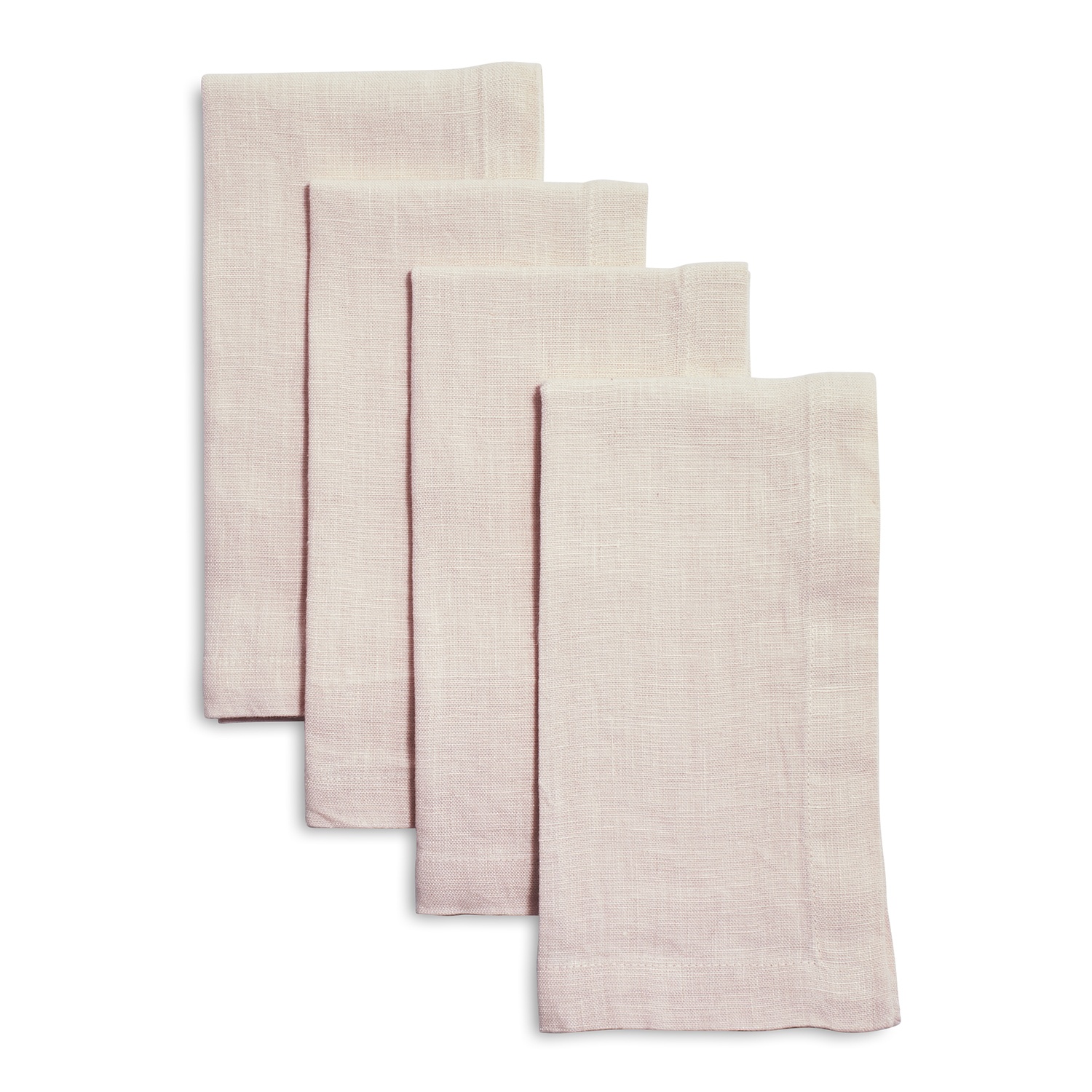 slide 1 of 1, Sur La Table Linen Napkins, Pink, 4 ct