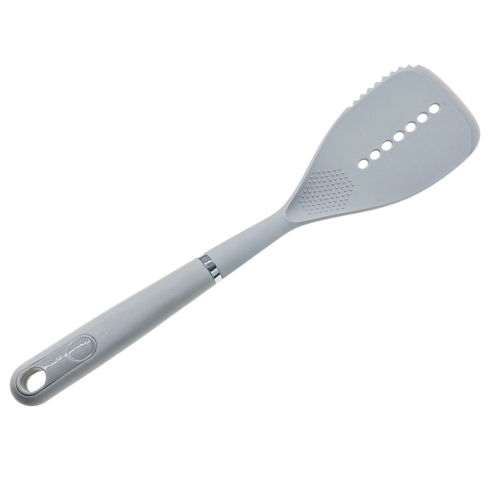 slide 2 of 2, 14" White Slotted Turner By Makery, 14 in x 3.5 in