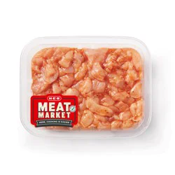 H-E-B Meat Market Marinated Diced Chicken - Chile Lime