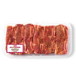 H-E-B Mi Tienda Seasoned Beef Flanken Ribs – Orange Pepper