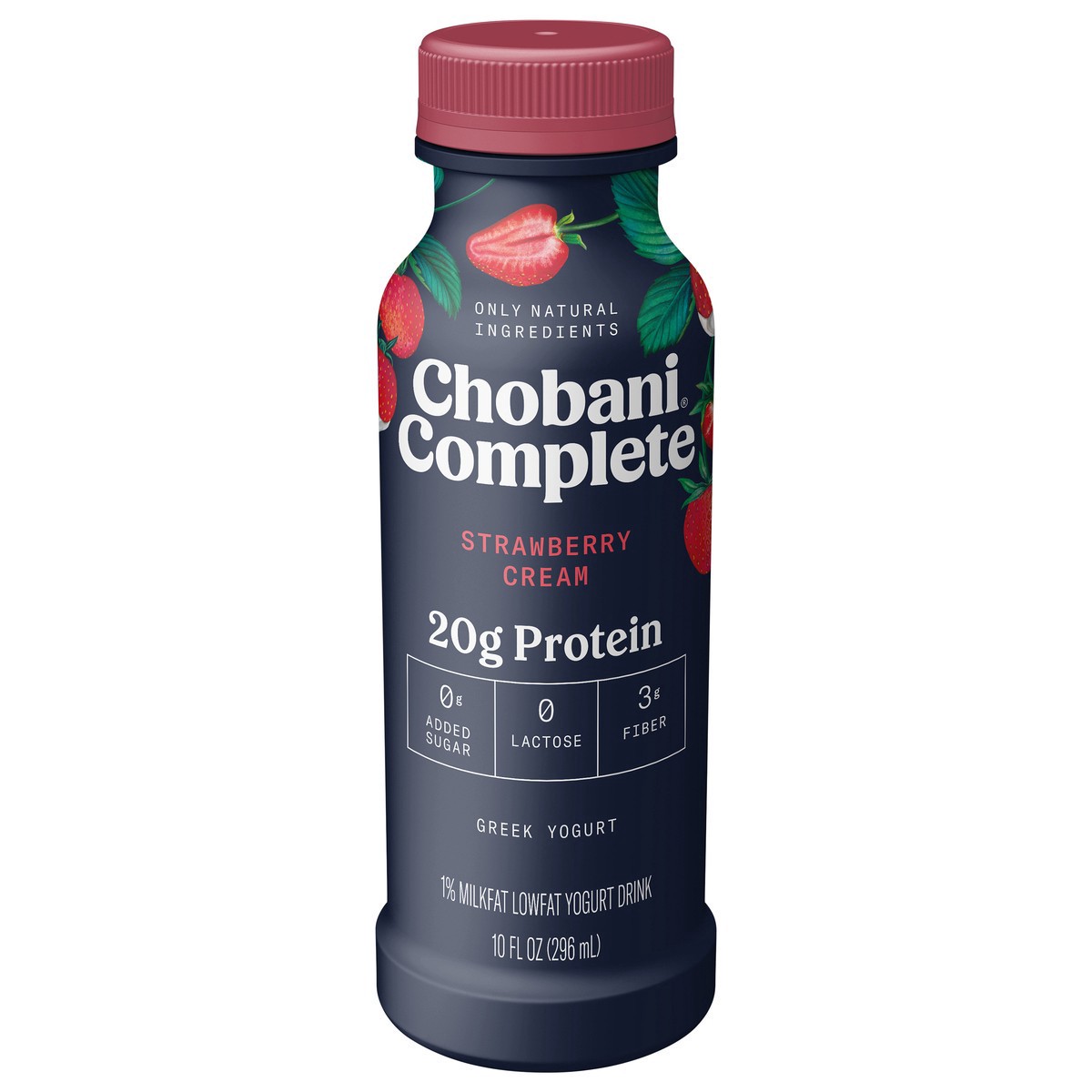 slide 8 of 8, Chobani Complete Protein Strawberry Cream Yogurt Drink - 10 fl oz, 10 fl oz