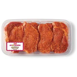 H-E-B Mi Tienda Seasoned Boneless Ribeye Pork Chops – Orange Pepper