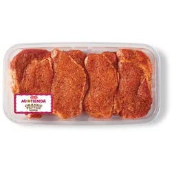H-E-B Mi Tienda Seasoned Boneless Ribeye Pork Chops – Orange Pepper