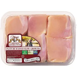 Mary's Free Range Heirloom Pasture Raised Boneless Skinless Chicken Thighs