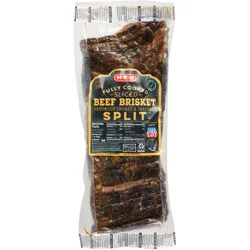 H-E-B Fully Cooked Seasoned Sliced Split Beef Brisket