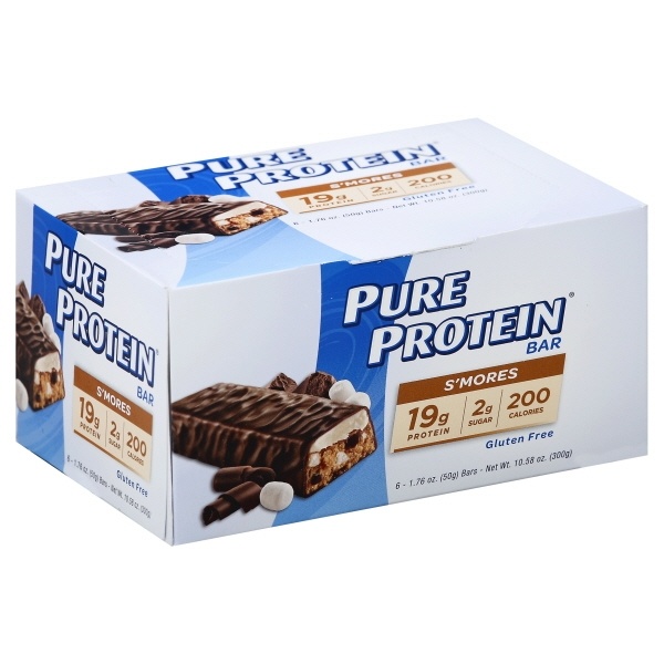 slide 1 of 4, Pure Protein Smores Bars, 10.56 oz