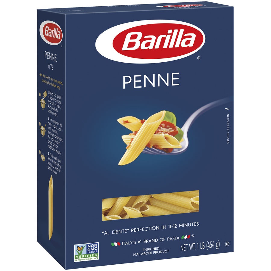 slide 4 of 8, Barilla Penne Rigate, 16 oz