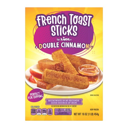 slide 1 of 1, frozen French toast sticks, double cinnamon, 16 oz