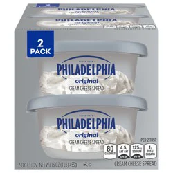Philadelphia Cream Cheese Spread Multipack, Original and Original