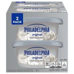 Philadelphia Cream Cheese Spread Multipack, Original and Original