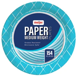 Meijer Medium Weight Paper Plates