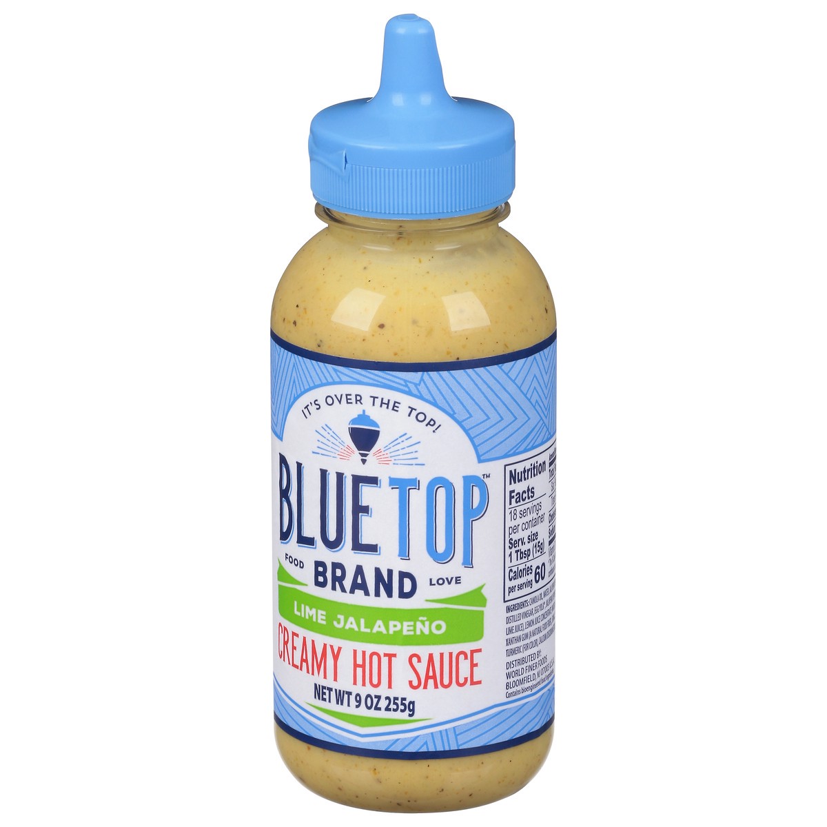 slide 7 of 9, Bluetop Lime Jalapeno Sauce, 9 oz