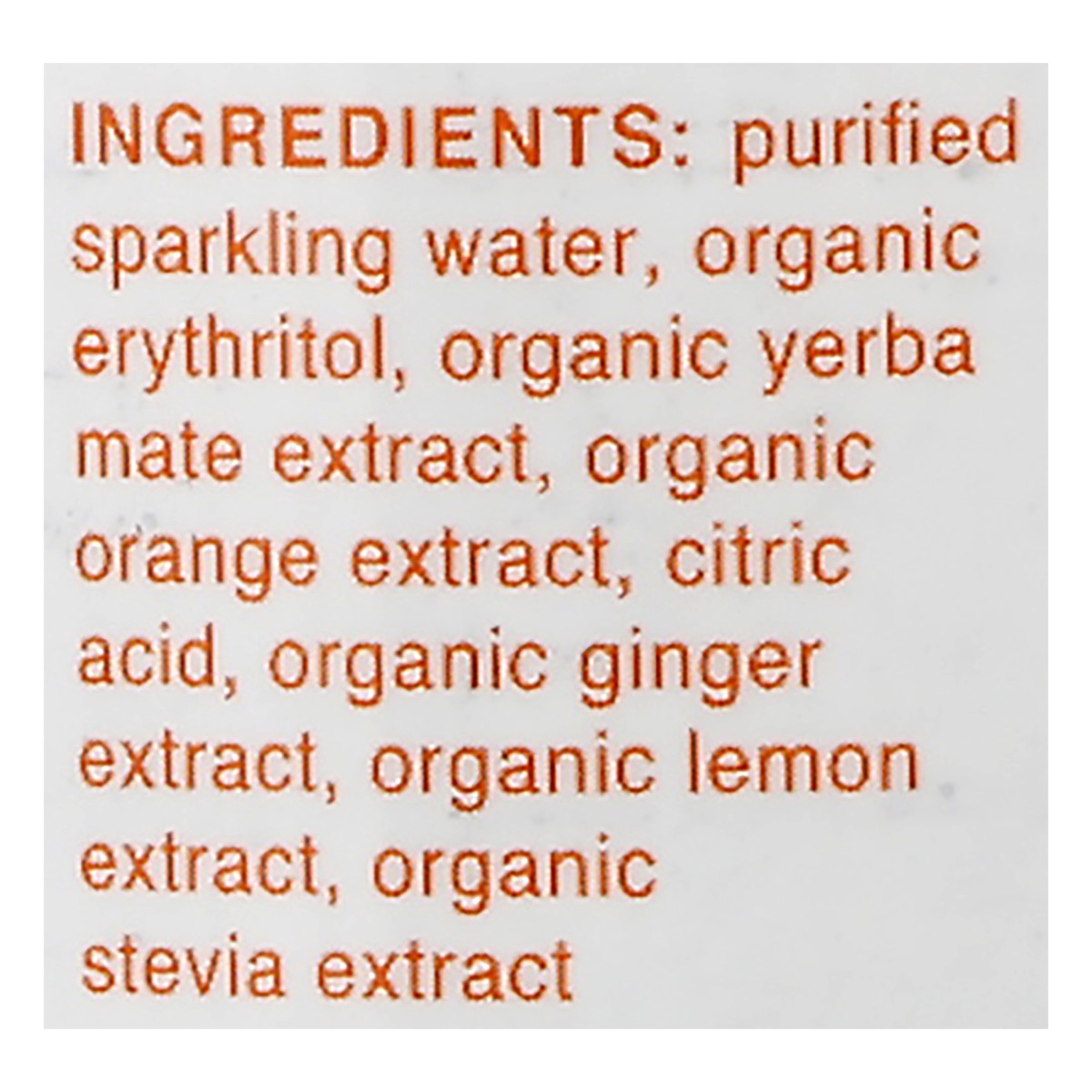 slide 11 of 11, CLEAN CAUSE Sparkling Orange Ginger Yerba Mate 16 fl oz, 16 oz