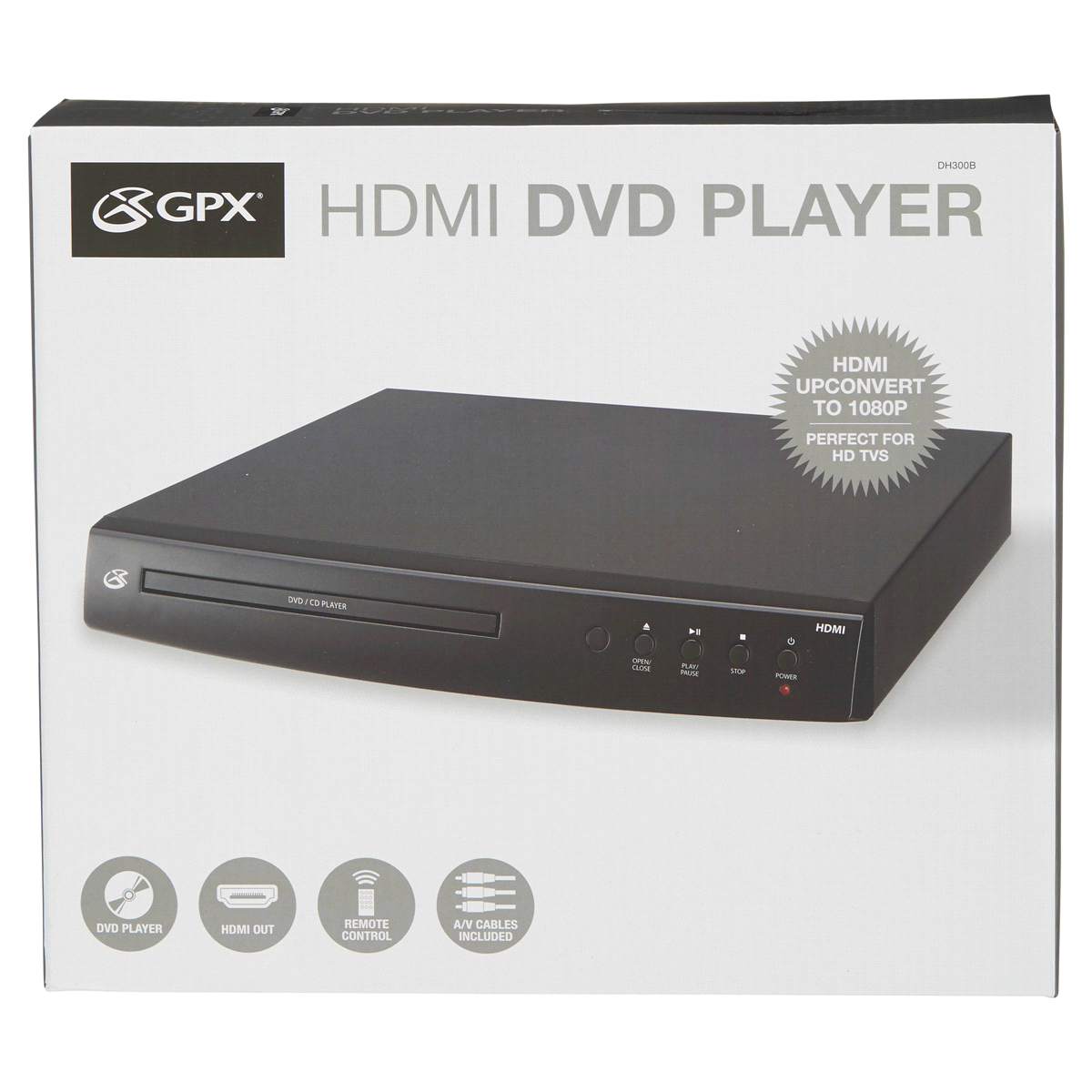 slide 1 of 5, Gpx Hdmi Dvd Player, 1 ct