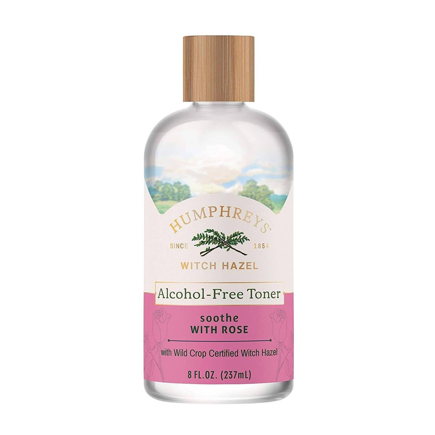 slide 1 of 1, Humphrey's Soothe Witch Hazel With Rose Alcohol-Free Toner, 8 oz