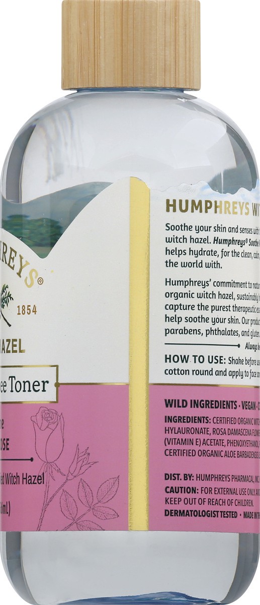 slide 9 of 9, Humphrey's Soothe Alcohol-Free Toner with Rose 8 oz, 8 oz