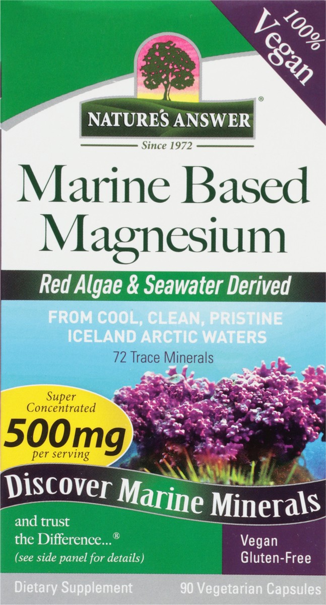 slide 6 of 9, Nature's Answer Marine Based Magnesium, 90 ct