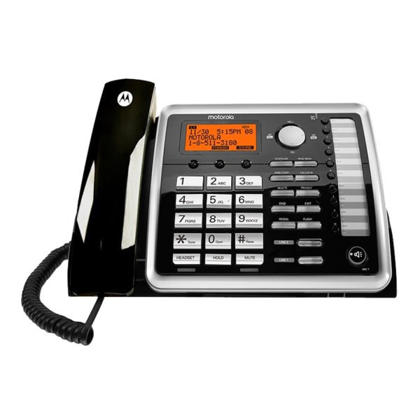 slide 2 of 2, Motorola Dect 6.0 2-Line Cordless Expansion Handset For Select Motorola Ml Corded Desk Phone Base Stations, Ml25055, 1 ct