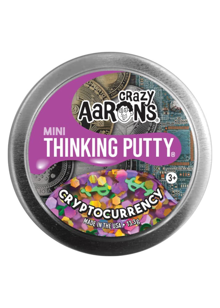 slide 3 of 3, Crazy Aarons Putty - Cryptocurrency, 1 ct