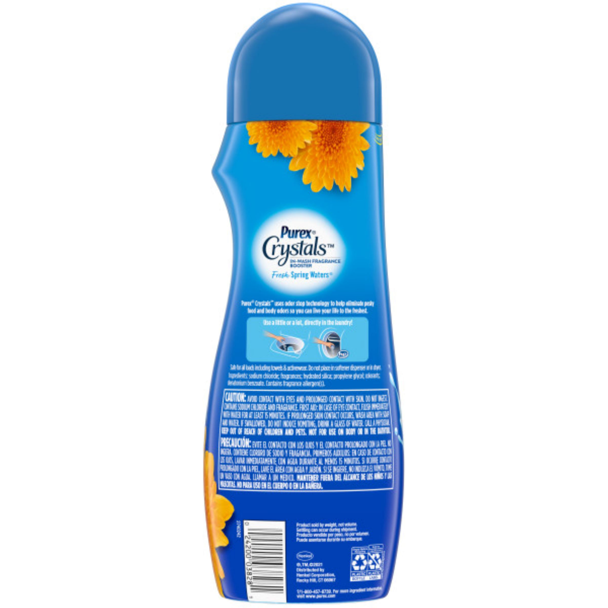 slide 2 of 6, Purex® Crystals™ in-wash fragrance booster, fresh spring waters™, 21 oz