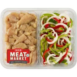 H-E-B Meat Market Chicken Fajita Kit - Pan Sauté