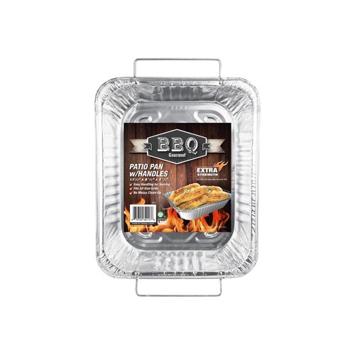 slide 1 of 1, BBQ Gourmet patio pan with handles, 1 count