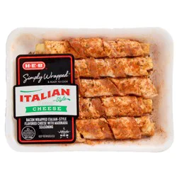 H-E-B Simply Wrapped - Bacon Wrapped Italian Style Grilling Cheese