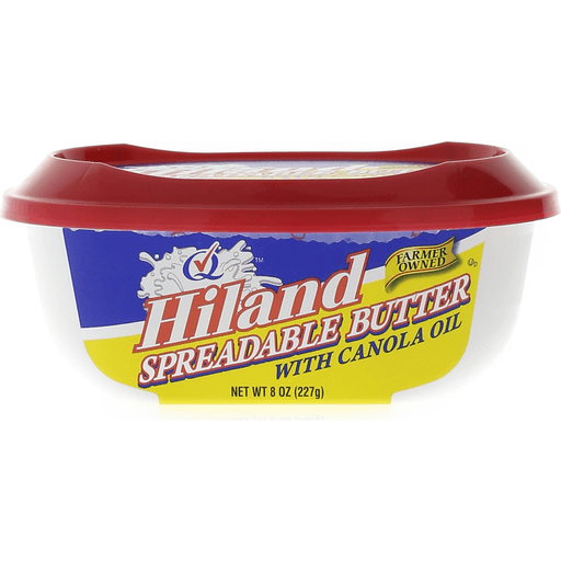 slide 1 of 1, Hiland Dairy Hiland Spreadable Butter, 8 oz