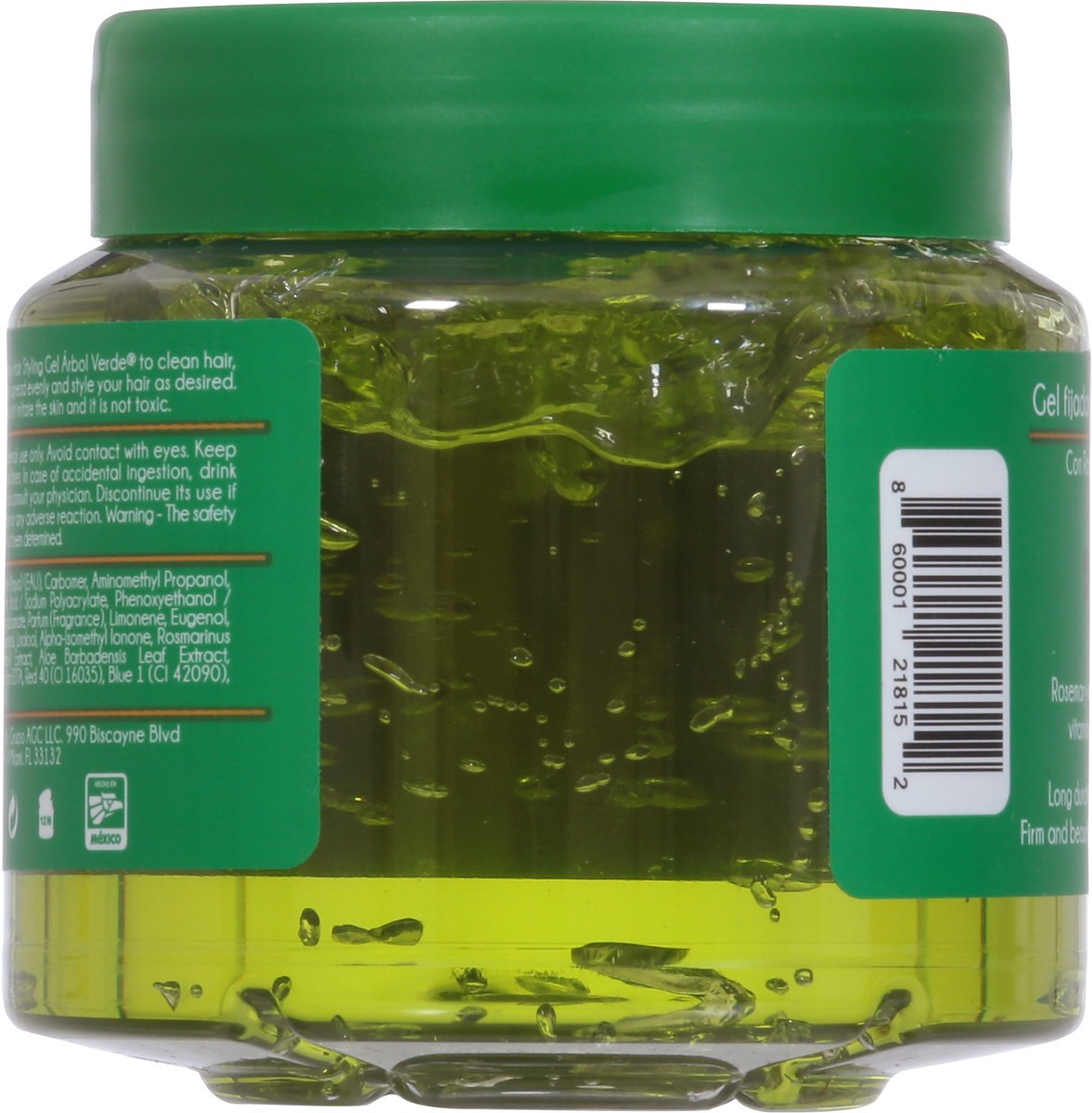 slide 8 of 10, Arbol Verde Hair Styling Gel with Rosemary and Aloe Vera Extract 8.8 oz, 8.8 oz