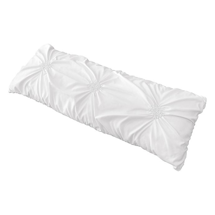 slide 1 of 1, Sweet Jojo Designs White Harper Body Pillowcase - White, 1 ct